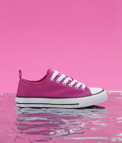 Sinsay Girl's Fuchsia Sneaker Shoes ANSK95