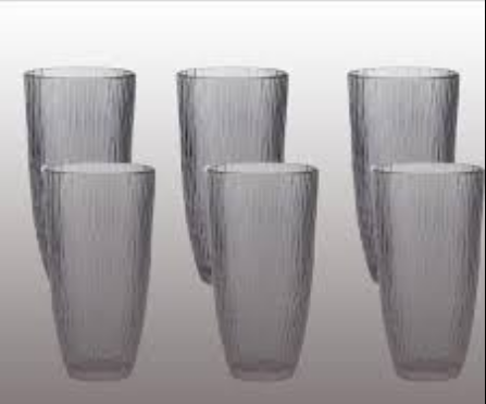 Qianli Refined Series Glass Cup 6Pcs (Y6007C)