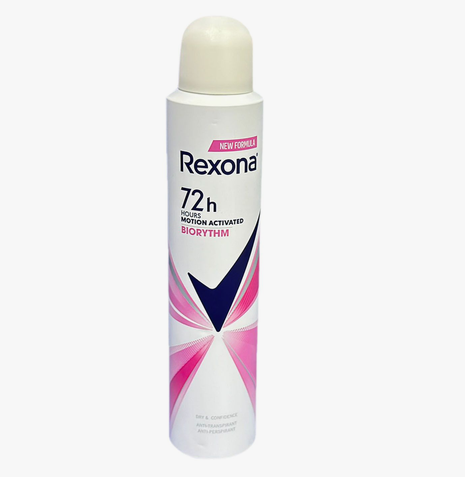 Rexona Women Deo Spray 72Hrs Motion Activated Biorythm 200ml | Rexona In Lebanon