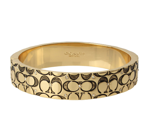 Coach Women's Quilted C Crystals Bracelet |Coach in Lebanon