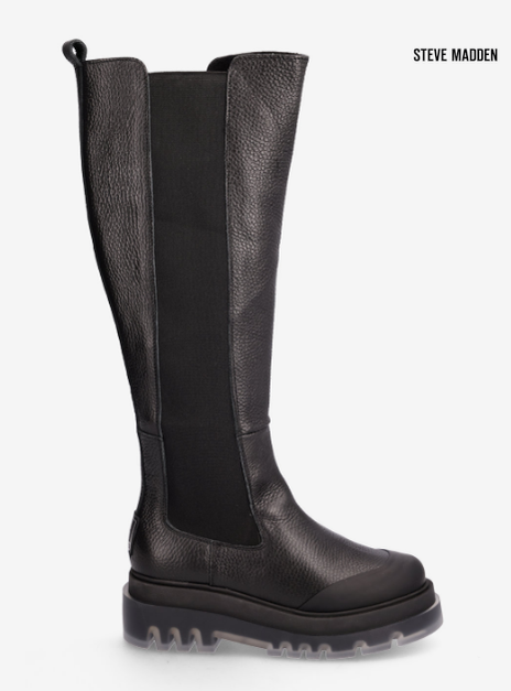 Steve Madden Women's Black Milena Leather Boots |Steve Madden in Lebanon