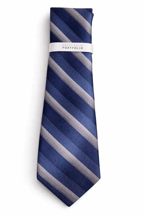 Perry Ellis Men's Multicolor Preston Classic Stripe Tie | Perry Ellis In Lebanon