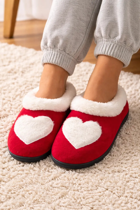 Charter Club Women's Red Heart Hoodback Slip Slippers   |Charter Club in Lebanon