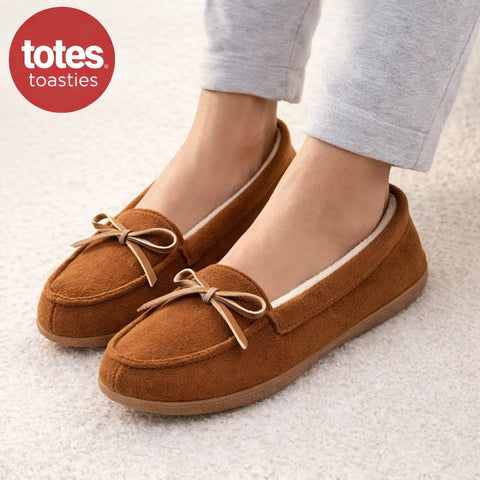 Totes Women's Brown Moccasins Memory Foam  Slippers| Totes  in Lebanon