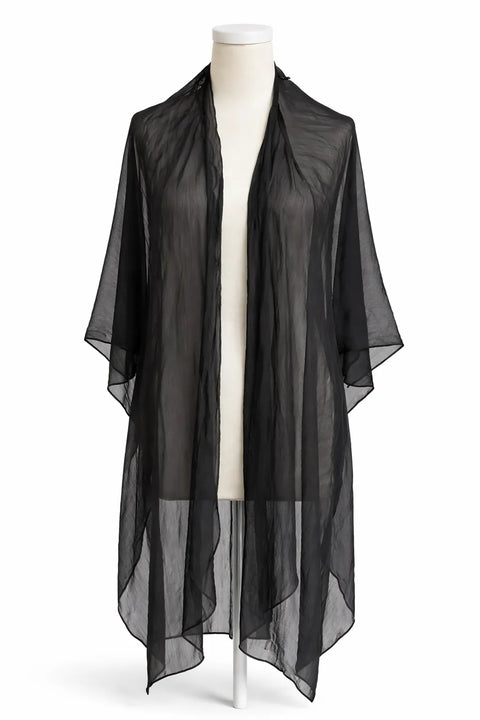 I.N.C. International Concepts Women's Black Sheer Knit Cardigan Wrap | I.N.C. in Lebanon
