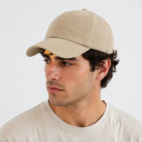 Sinsay Men's Beige Cotton Cap Hat | Sinsay In Lebanon