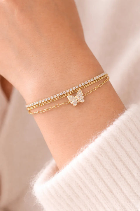 Unwritten Women's Gold Butterfly Bracelet | Unwritten In Lebanon