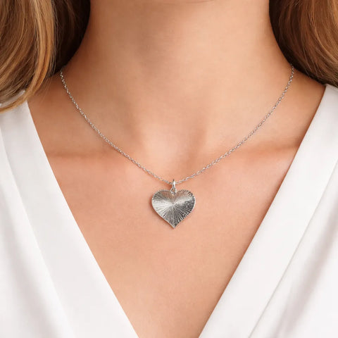 Giani Bernini Women's Sterling Silver Sunburst Heart Pendant Necklace|Giani Bernini In Lebanon
