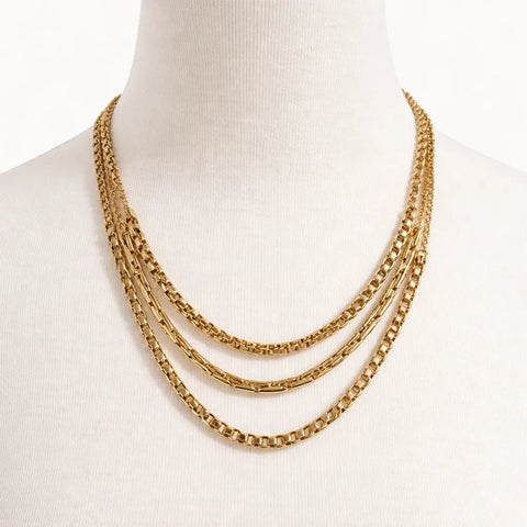 Anne Klein Women's Gold-Tone Multi Chain Necklace | Anne Klein In Lebanon