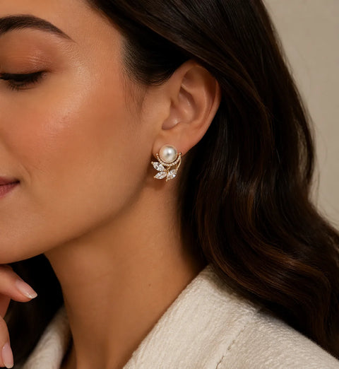 Anne Klein  Women's Gold-Tone Crystal Twisted Earrings | Anne Klein  in Lebanon