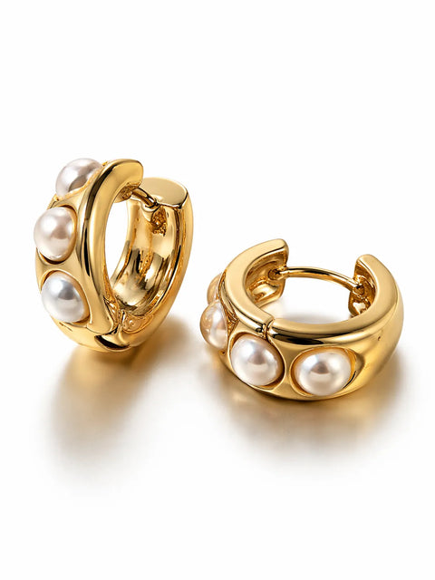 On 34th Women's Gold Earrings |  On 34th in Lebanon