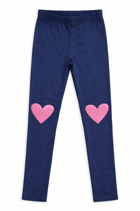 Sinsay Girl's Navy Leggings ANFK1056