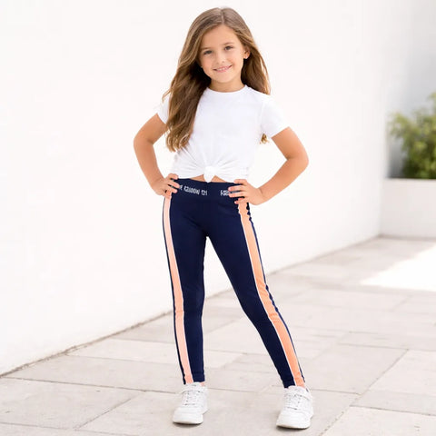 S.Oliver Girl's Navy Slim Pants |S.Oliver in Lebanon