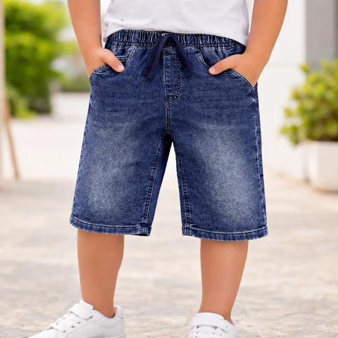 Reserved Boy's Navy Denim Shorts |Reserved in Lebanon