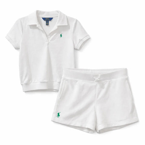 Polo Ralph Lauren Boy's White Set|Polo Ralph Lauren In Lebanon