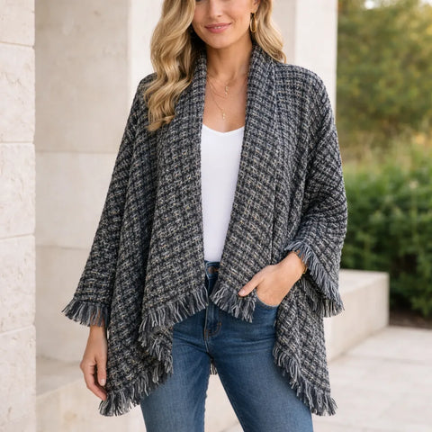 Juicy Couture  Women's Grey Tweed Cardigan Wrap | Juicy Couture in Lebanon