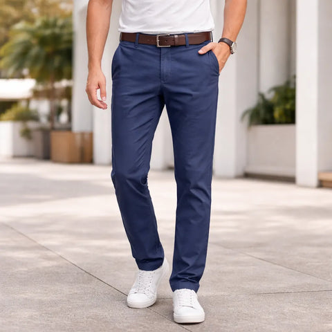 Banana Republic Men's Navy Golf Slim Stretch Performance Trousers | Banana Republic In Lebanon