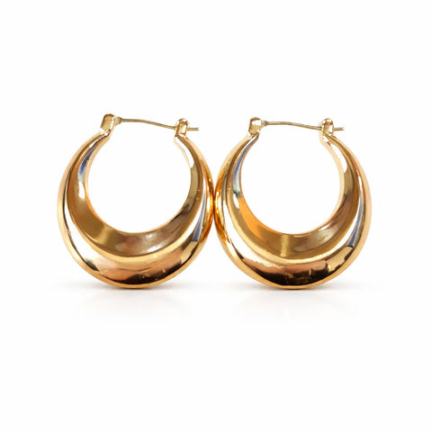 Ralph Lauren Women's Gold Small Hoop Earrings |Ralph Lauren In Lebanon
