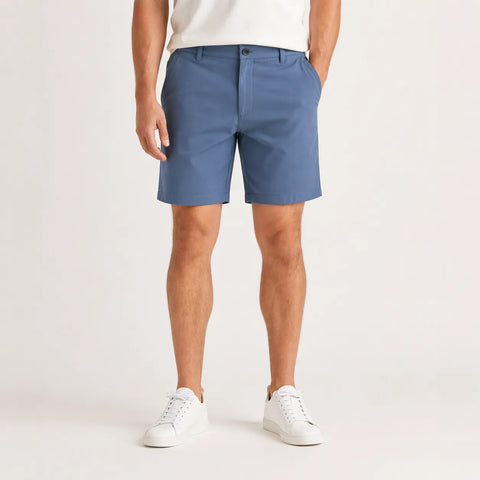 Izod Men Blue Flat-Front Performance Shorts | Izod in Lebanon