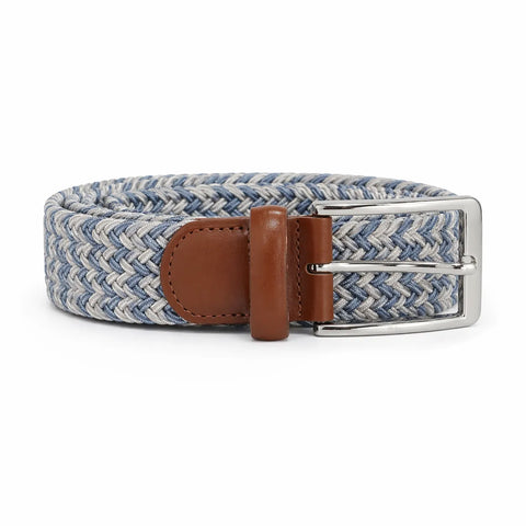 Perry Ellis Portfolio Men's Blue/Grey Woven Belt | Perry Ellis Portfolio in Lebanon