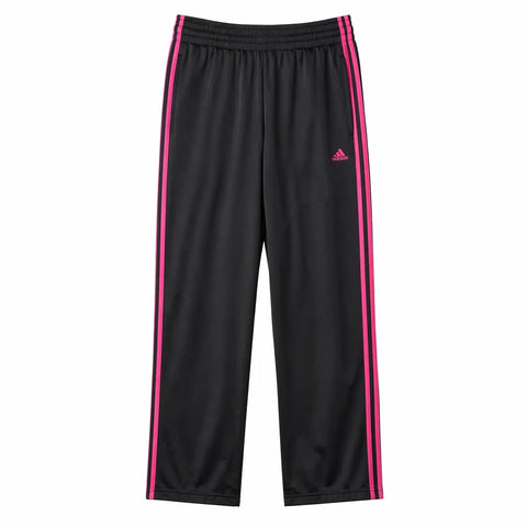 Adidas Women Black & Pink 3-Stripes Track Pants | Adidas in Lebanon