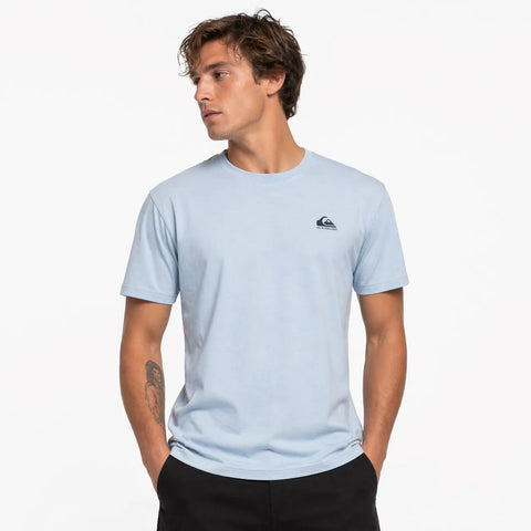 Quiksilver Men's Blue Chest Logo Crew Neck T-Shirt | Quiksilver In Lebanon
