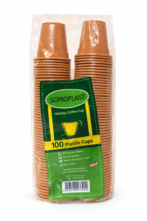 Somoplast 100 Coffee Plastic Cups