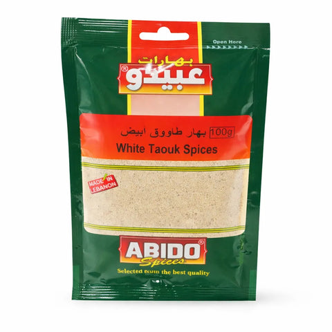 Abido White Taouk Spices 100g | Abido In Lebanon