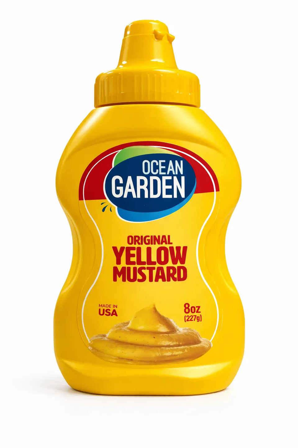 Ocean Garden Yellow Mustard Sauce 227g (8oz) | Ocean Garden In Lebanon
