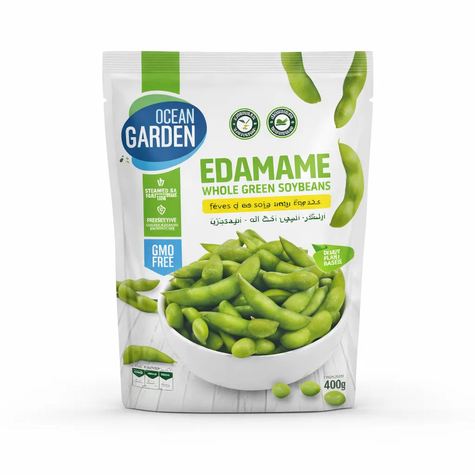 Ocean Garden Edamame Whole Green Soybeans 400g