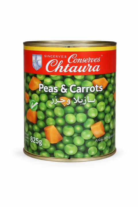 Conserves Chtaura Green Peas and Carrots 825g