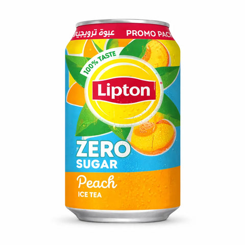 Lipton Peach Ice Tea Zero Sugar 320ml | Lipton In Lebanon
