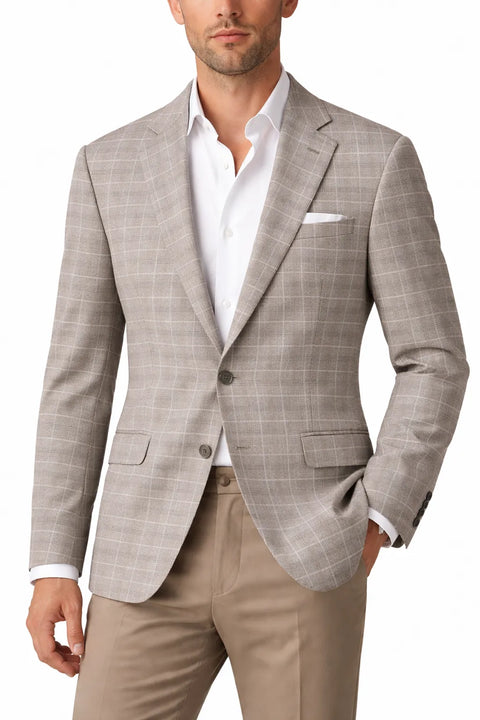 Bar III Men's Light Grey Slim fit Blazer | Bar III In Lebanon