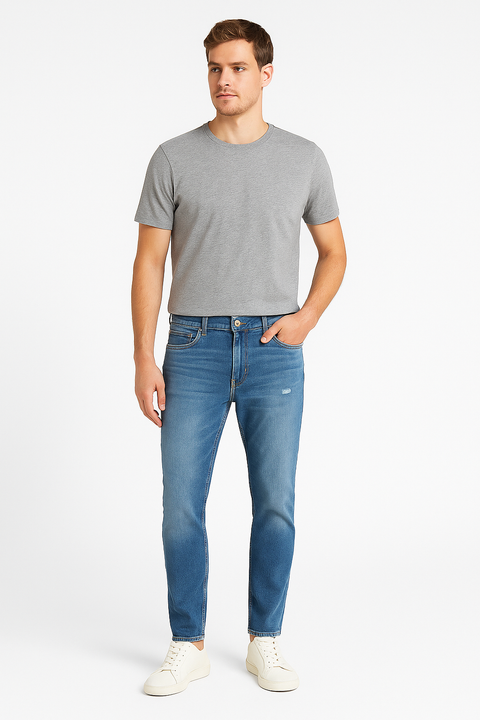 Lee 705 Men's Blue Regular Tapered Jeans | Lee in Lebanon