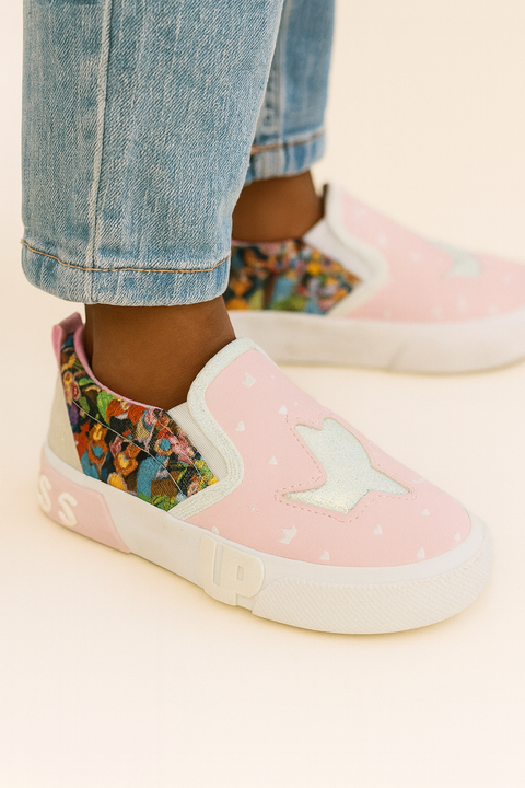 Daisy Girl's Pink Low-Top Sneakers |Daisy In Lebanon