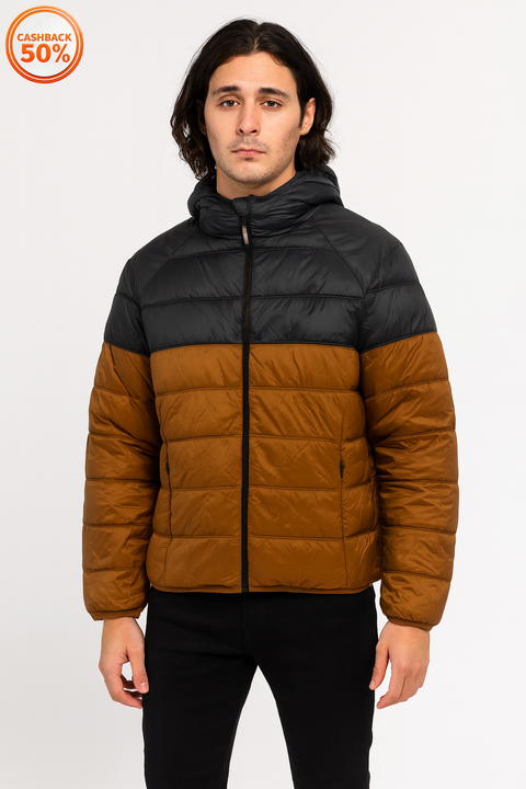 Scout Men's Black/Brown Puffer Jacket |Scout in Lebanon