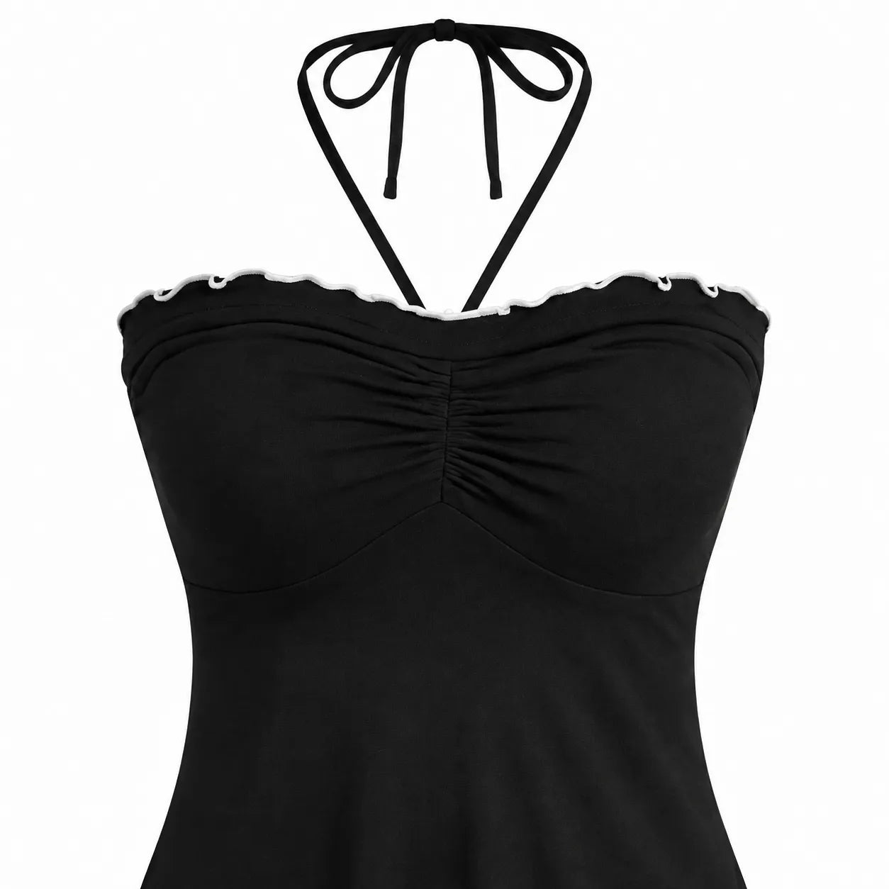 Forever 21 Women's Black Halter Neck Sleeveless Dress | Forever 21 In Lebanon