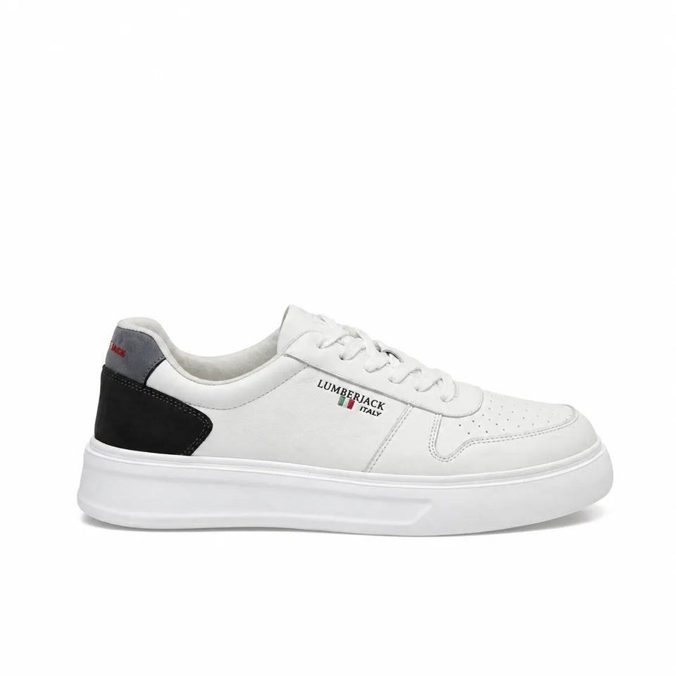 Lumberjack Men's White Saba 4FX Sneakers