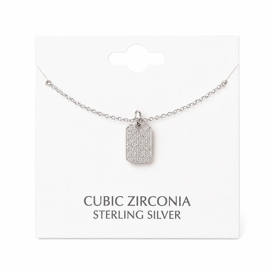 Giani Bernini Women's Silver Cubic Zirconia Sterling Necklace | Giani Bernini In Lebanon
