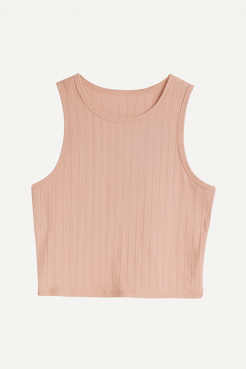 Forever 21 Women's Seashell Pink Sleeveless Tank Top | Forever 21 In Lebanon