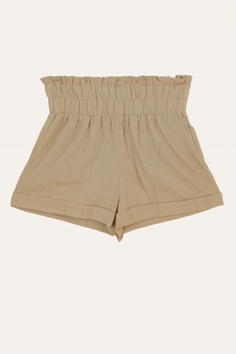 Forever 21 Women's Beige Mid Rise Short |Forever 21 In Lebanon