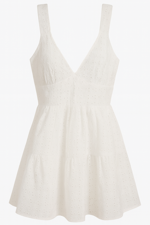 Forever 21 Women's White Sleeveless Mini Dress |Forever 21 In Lebanon