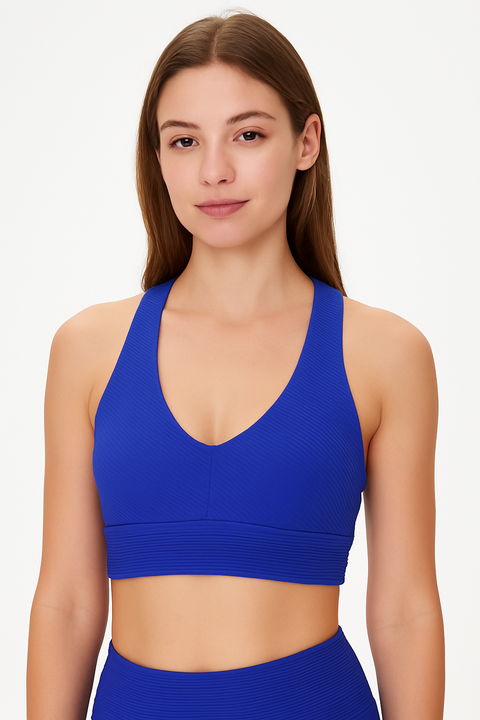 Forever 21 Women's Royal Blue Sleeveless Open Back Crop Top | Forever 21 In Lebanon