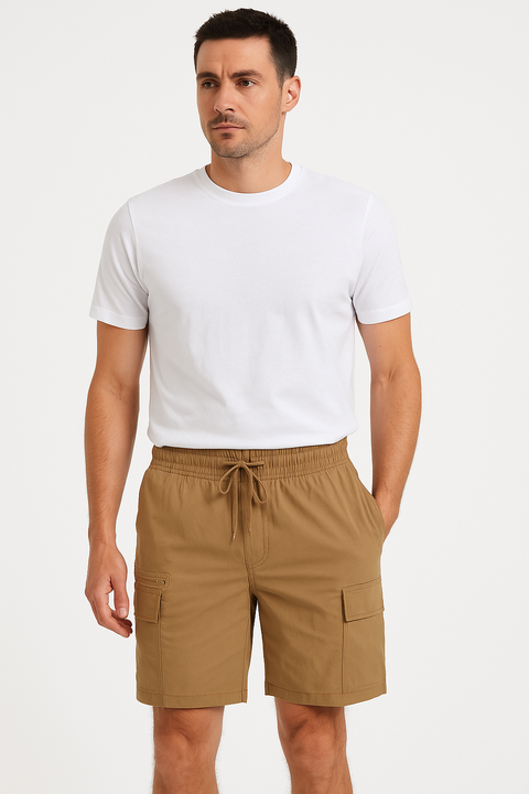 Forever 21 Men's Beige 6 Pockets Short |Forever 21 In Lebanon