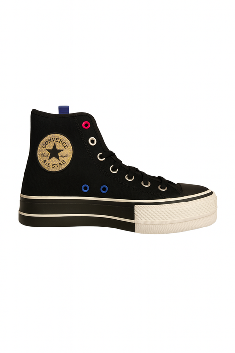 Converse Unisex Black Chuck Taylor Lift HI Sneakers | Converse In Lebanon