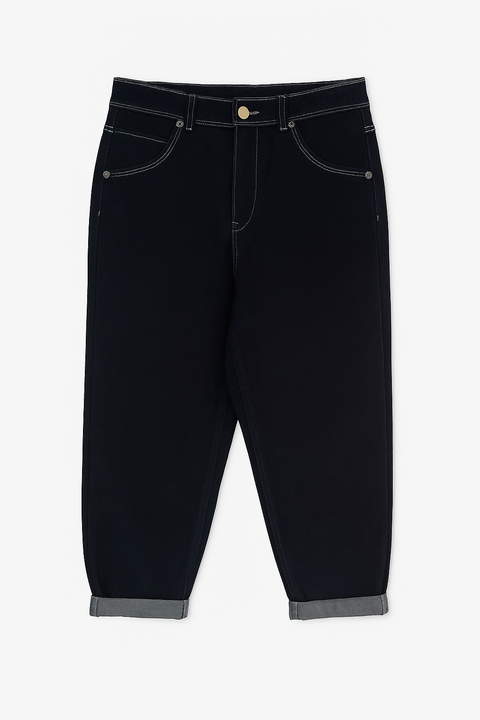 Lee Women's Navy High Rise Comfort Tapered Boyfriend Jeans | Lee In Lebanon