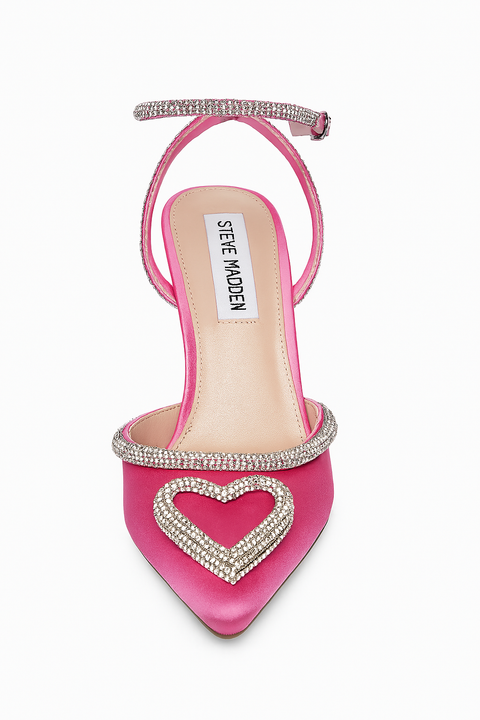 Steve Madden Women's Fuchsia Satin Legaci Sandal | Steve Madden In Lebanon