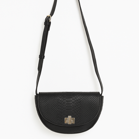 Inside Women's Black Leather Cross Body Bag | Inside In Lebanon