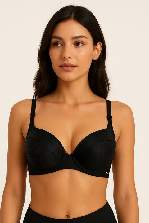 Demar Women's Black Polyester Bra | Demar In Lebanon