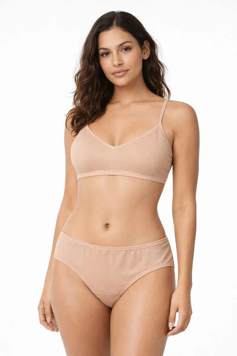 Demar Women's Beige Lingerie Set | Demar In Lebanon